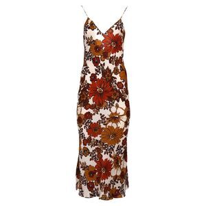 Pre Loved Dodo Bar Or Vintage Women brown Maxi